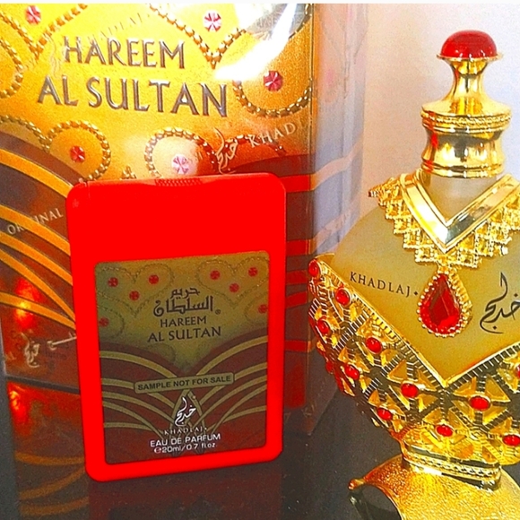 💛HAREEM AL SULTAN GOLD Oil Perfume (35ml) 💘& sample Spray Authentic✅ Brand New - Picture 8 of 16